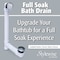 Keeney Mfg Full Soak Bath Drain, Polished Chrome 630PVCFS - alternate 3